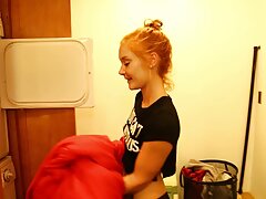 Cfnm babes tug fools cock